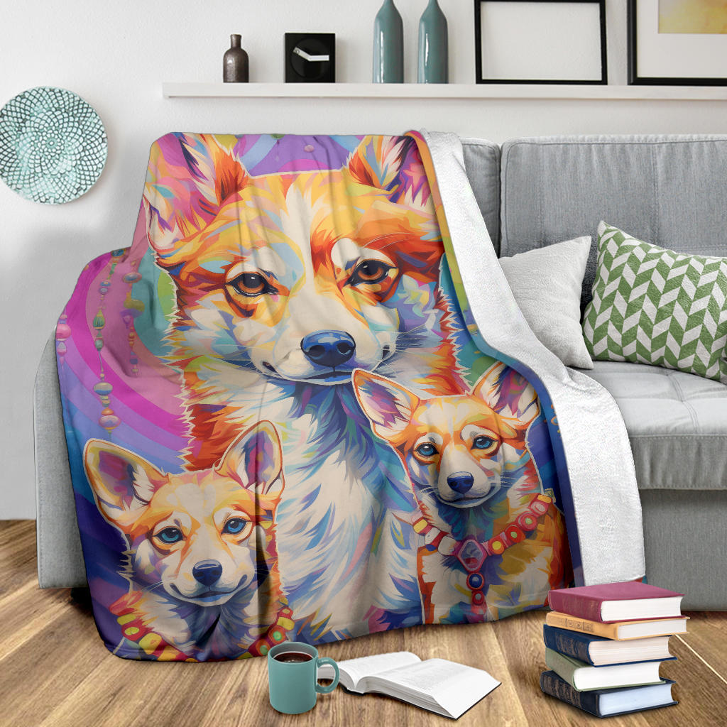 Canaan Blanket, Trippy Psychedelics Canaan Fleece Blanket, Canaan Throw Blanket, Canaan Gifts