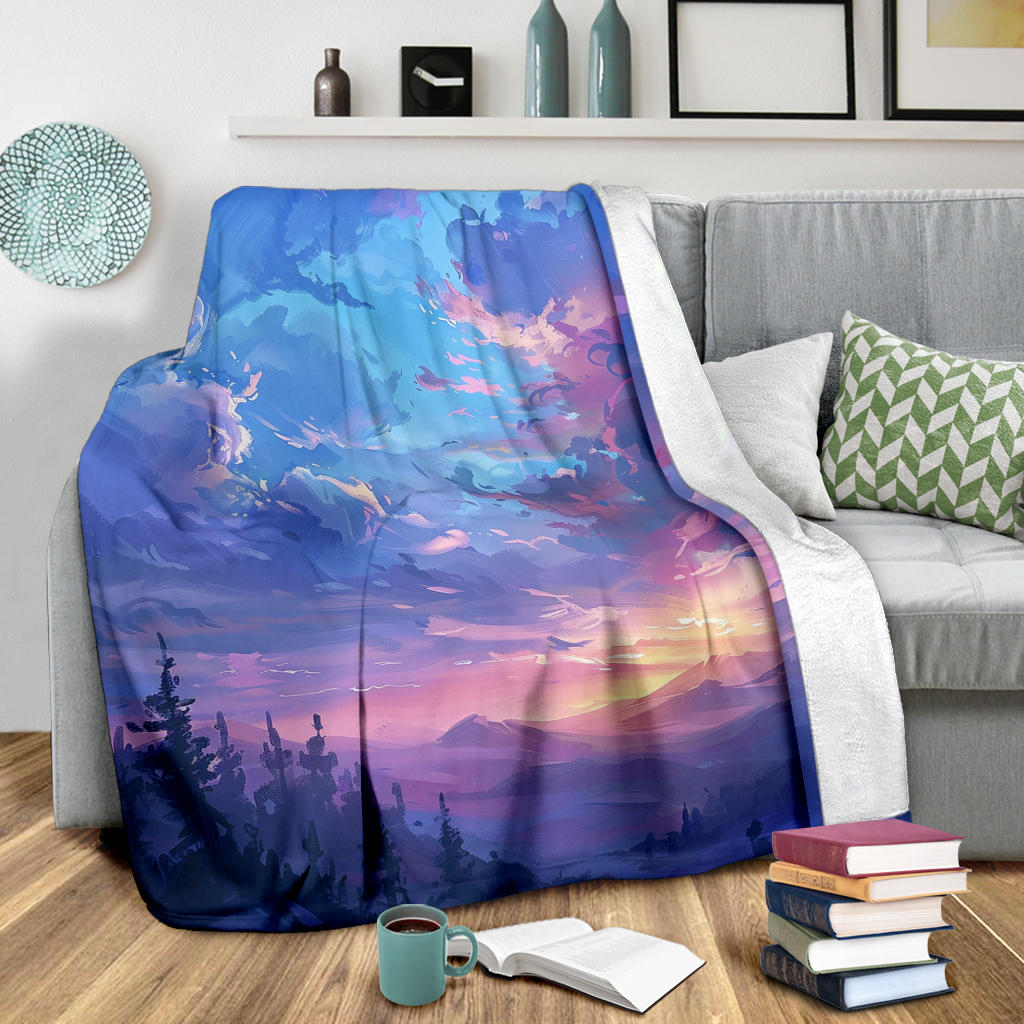 Serene Sky Blanket, Serene Sky Costume Blanket, Serene Sky Blanket Gift, Blanket