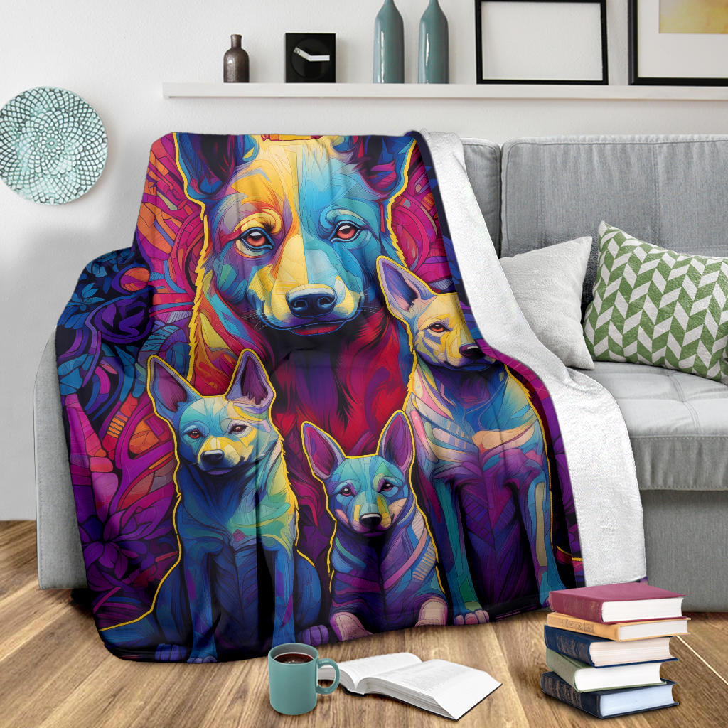 Canaan Blanket, Trippy Psychedelics Canaan Fleece Blanket, Canaan Throw Blanket, Canaan Gifts