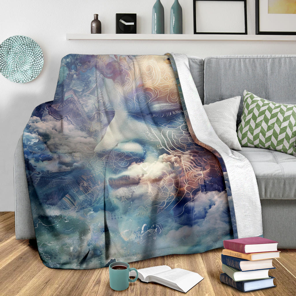 Celestial Serenity Blanket, Celestial Serenity Estetic Blanket, Celestial Serenity Blanket Gift, Blanket