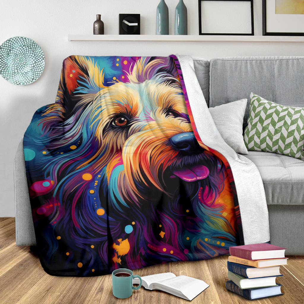 Berger Picard Blanket, Trippy Psychedelics Berger Picard Fleece Blanket, Berger Picard Throw Blanket, Berger Picard Gifts