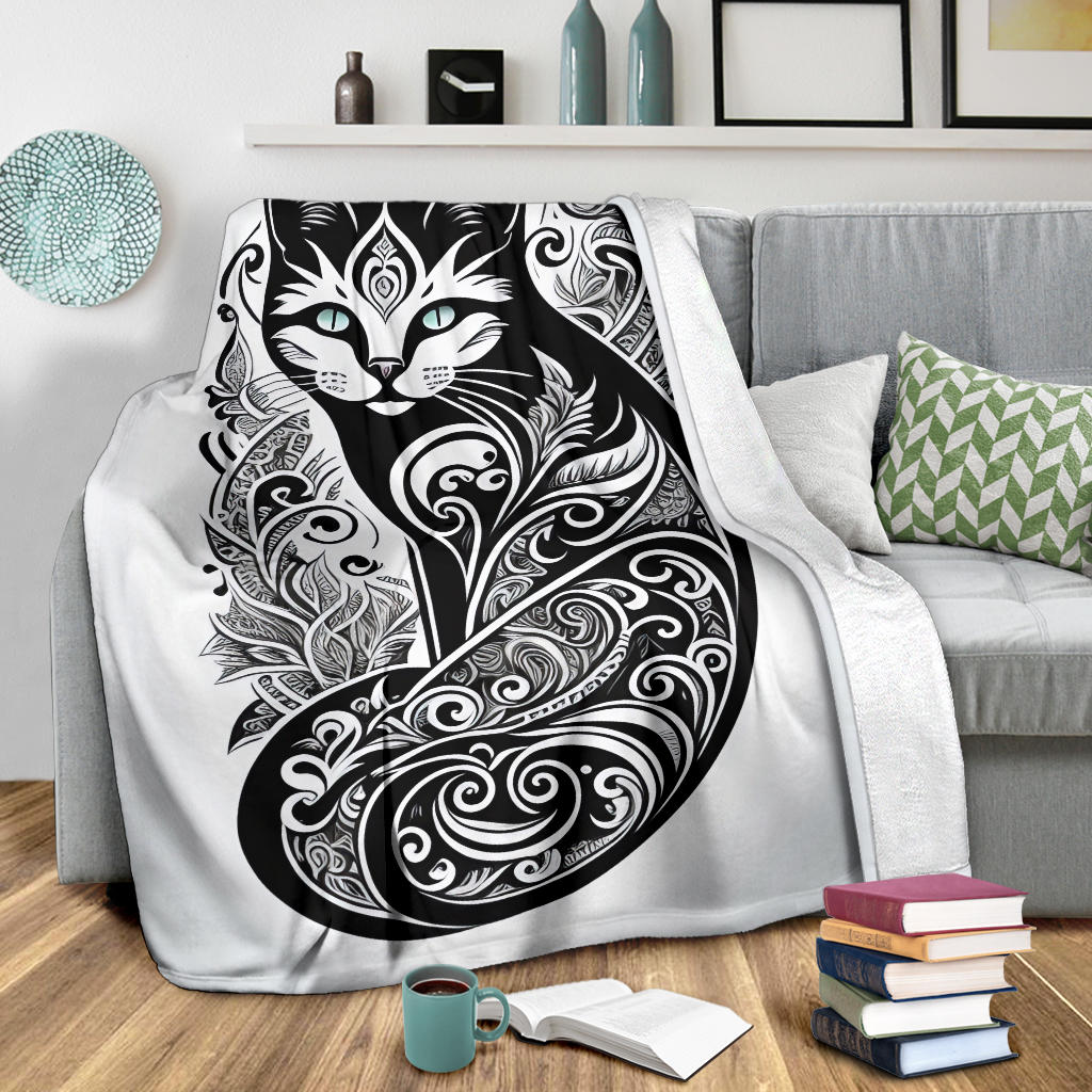 Cat Mandala Blanket