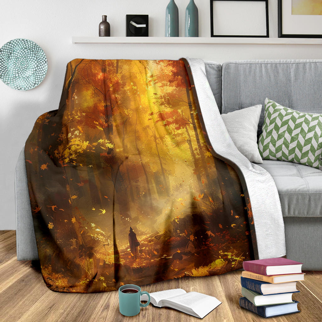 Autumn Aura Blanket, Autumn Aura Estetic Blanket, Autumn Aura Blanket Gift, Blanket