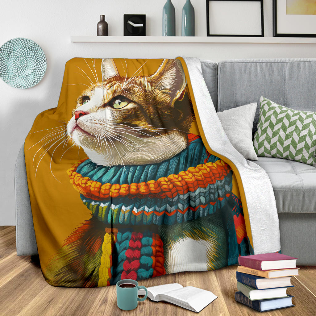 American Wirehair cat Blanket, Trippy Psychedelics American Wirehair cat Fleece Blanket, American Wirehair cat Throw Blanket, American Wirehair cat Gifts