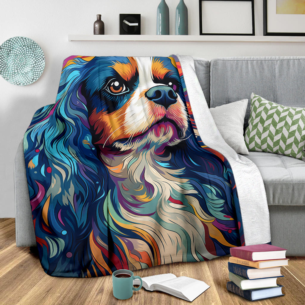 Cavalier King Charles Spaniel Blanket, Cavalier King Charles Spaniel Throw Blanket, Cavalier King Charles Spaniel Dog Gifts