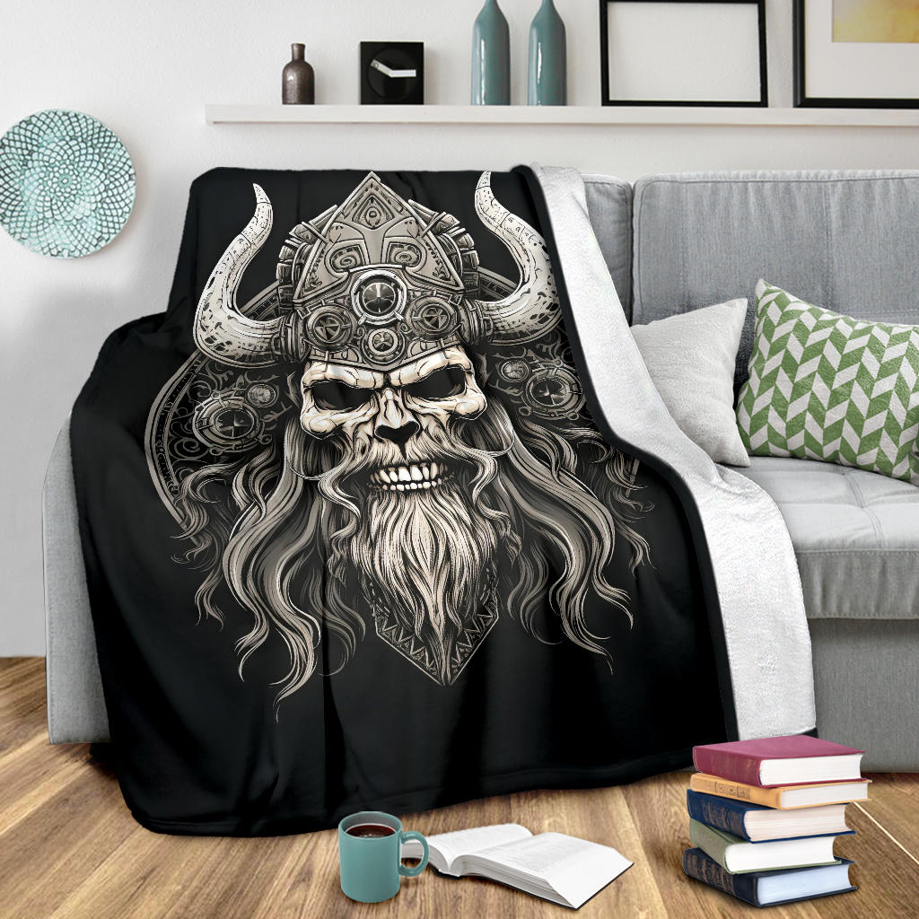 Viking Blanket Skull Blanket