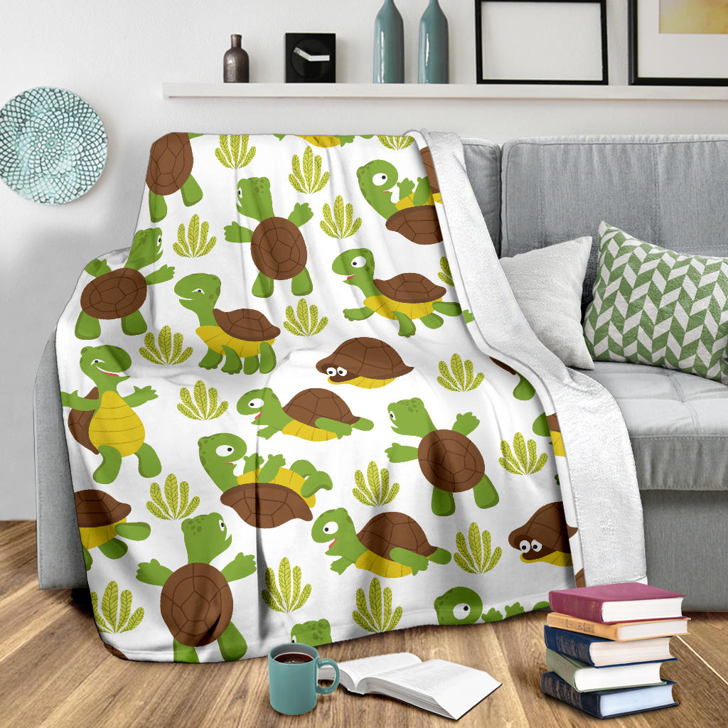 Happy Sea Turtles Blanket