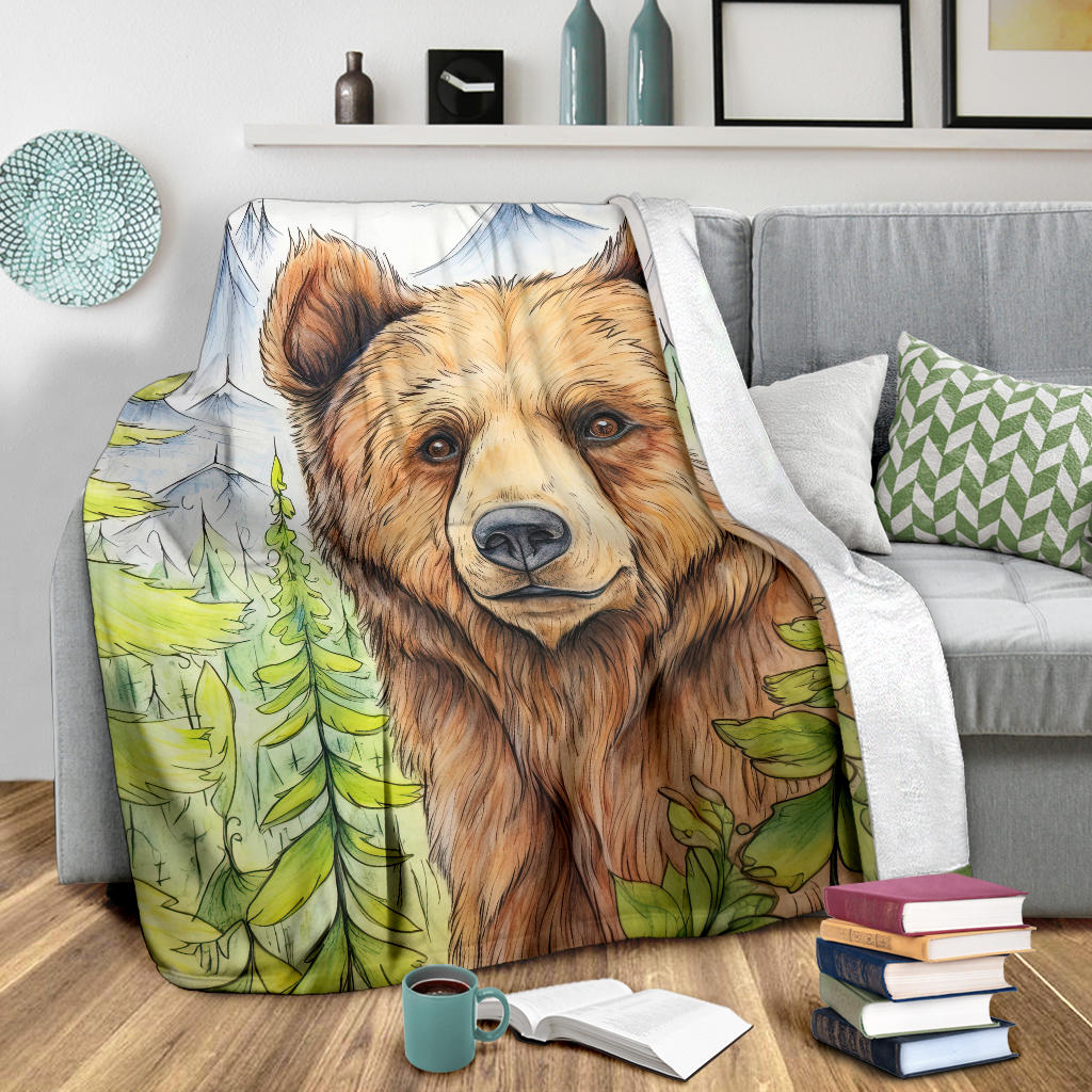 Brown Bear Blanket