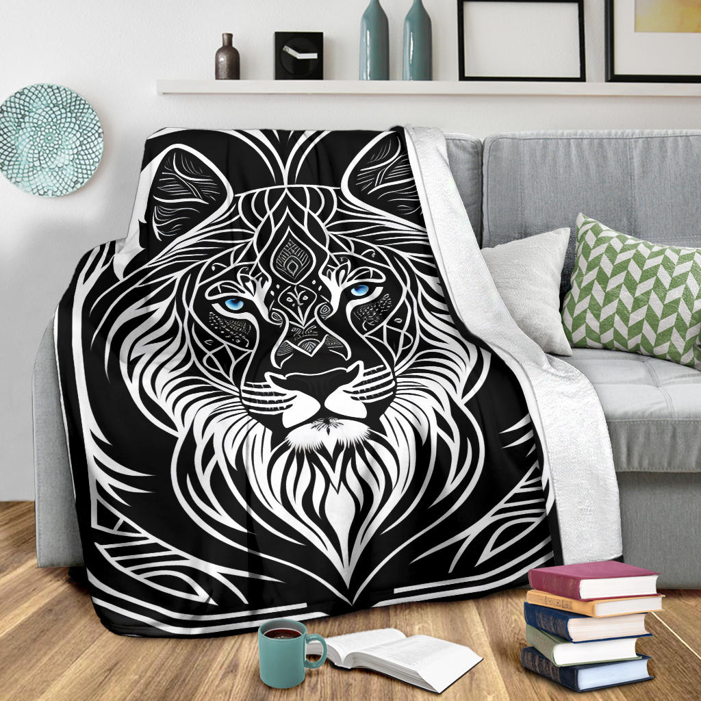 Mandala Blanket, Lion Mandala Blanket