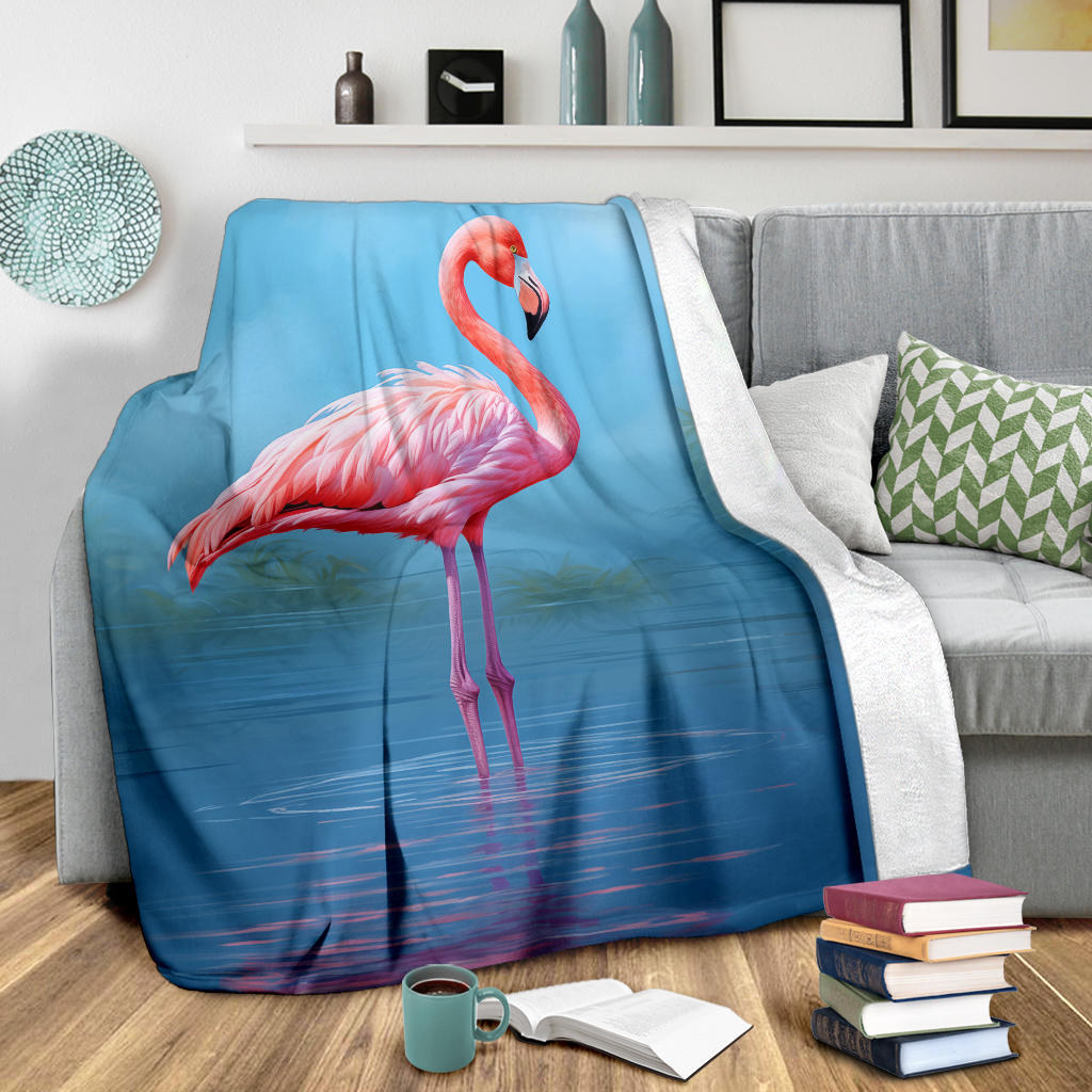 Flamingo Blanket, Flamingo Fleece Blanket, Flamingo Gifts, Flamingo Throw Blanket