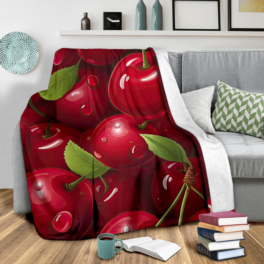 Cherries Blanket