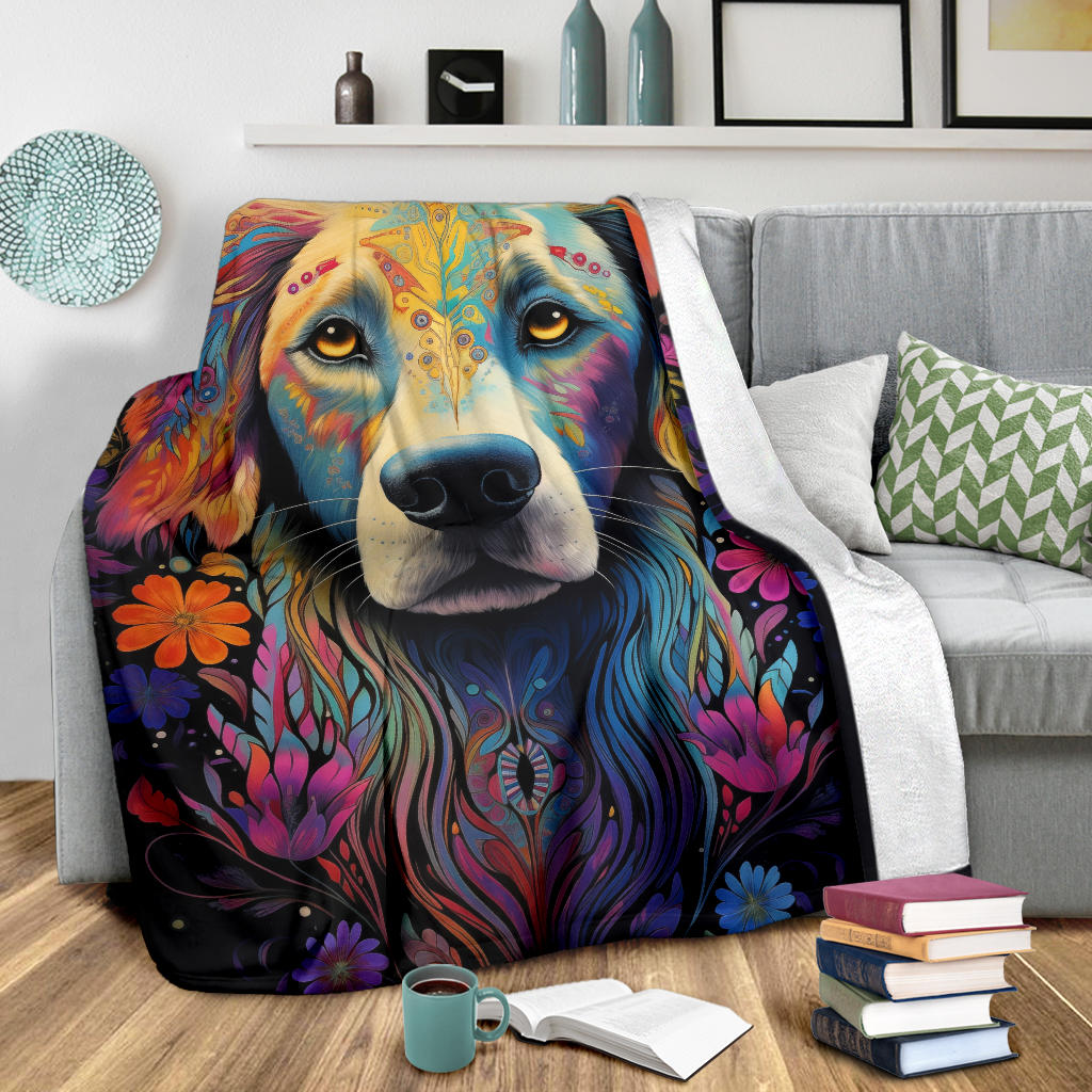 Anatolian Shepherd Blanket, Trippy Psychedelics Anatolian Shepherd Fleece Blanket, Anatolian Shepherd Throw Blanket, Anatolian Shepherd Gifts