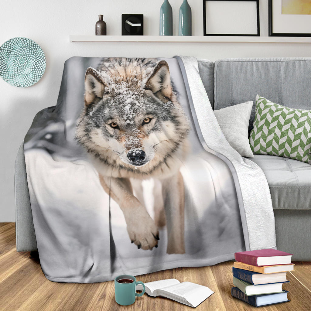 Angry Wolf Blanket