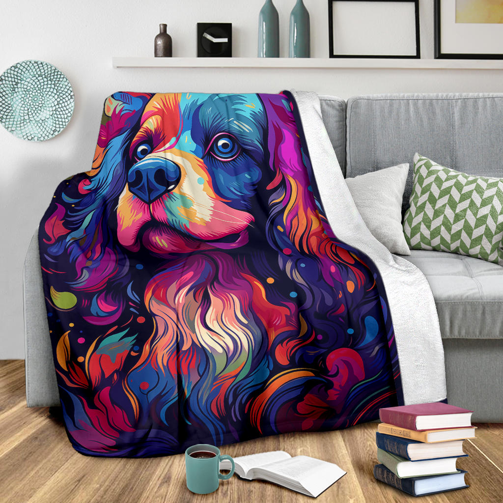 Cavalier King Charles Spaniel Blanket, Cavalier King Charles Spaniel Throw Blanket, Cavalier King Charles Spaniel Dog Gifts