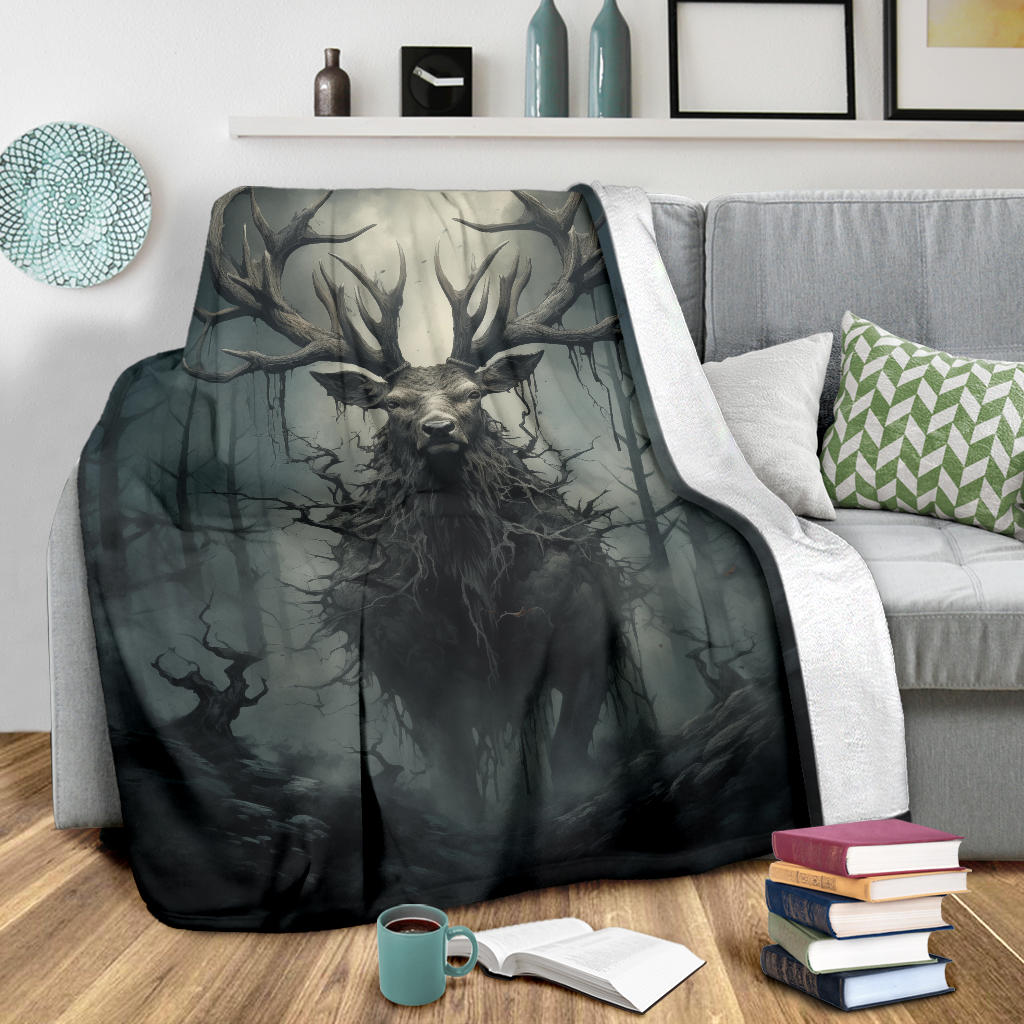 Elk Blanket, Elk Throw Blanket, Elk Fleece Blanket, Elk Gifts