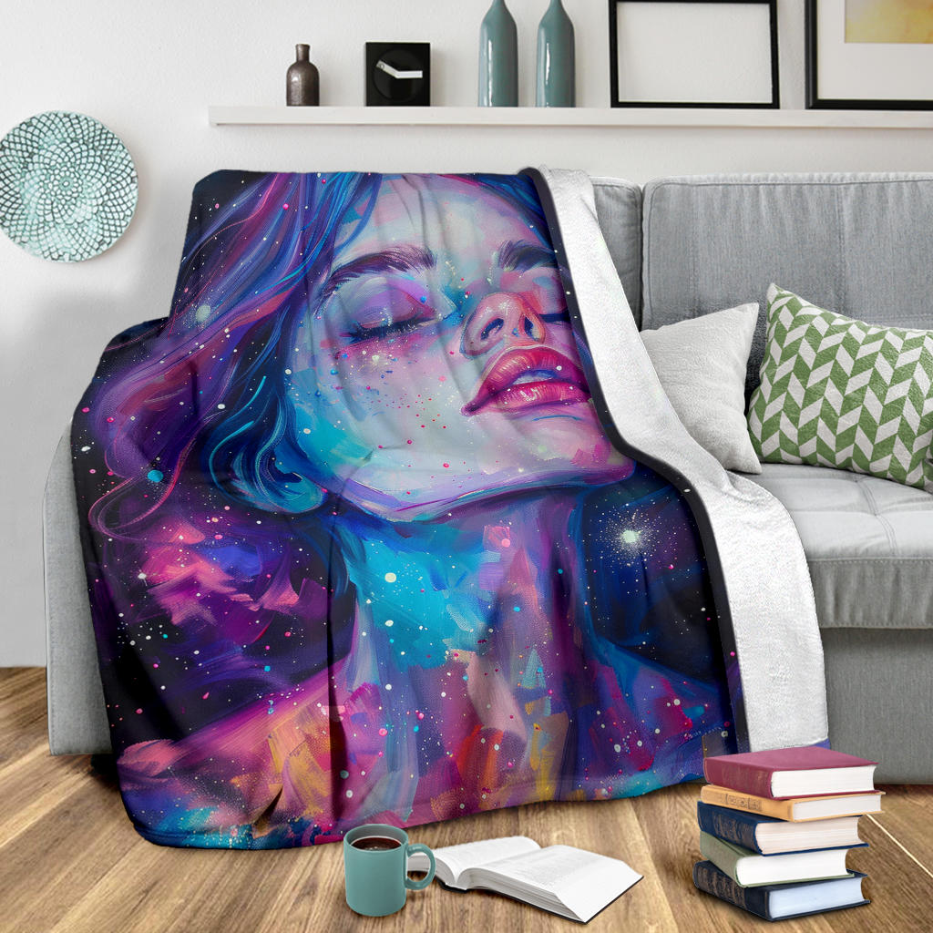 Galaxy Glow Blanket, Galaxy Glow Estetic Blanket, Galaxy Glow Blanket Gift, Blanket