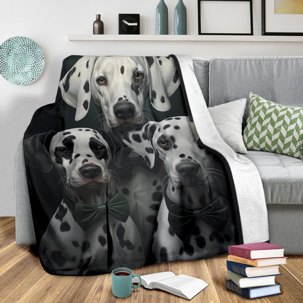 Dalmatian Family Blanket, Dalmatian_Blanket, Dalmatian Throw Blanket, Dalmatian, Dalmatian Gifts