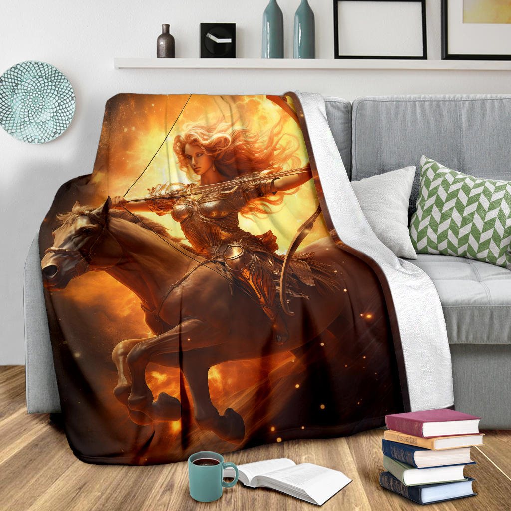 Sagittarius Zodiac Sign Blanket, Archer Sagittarius Zodiac Gifts