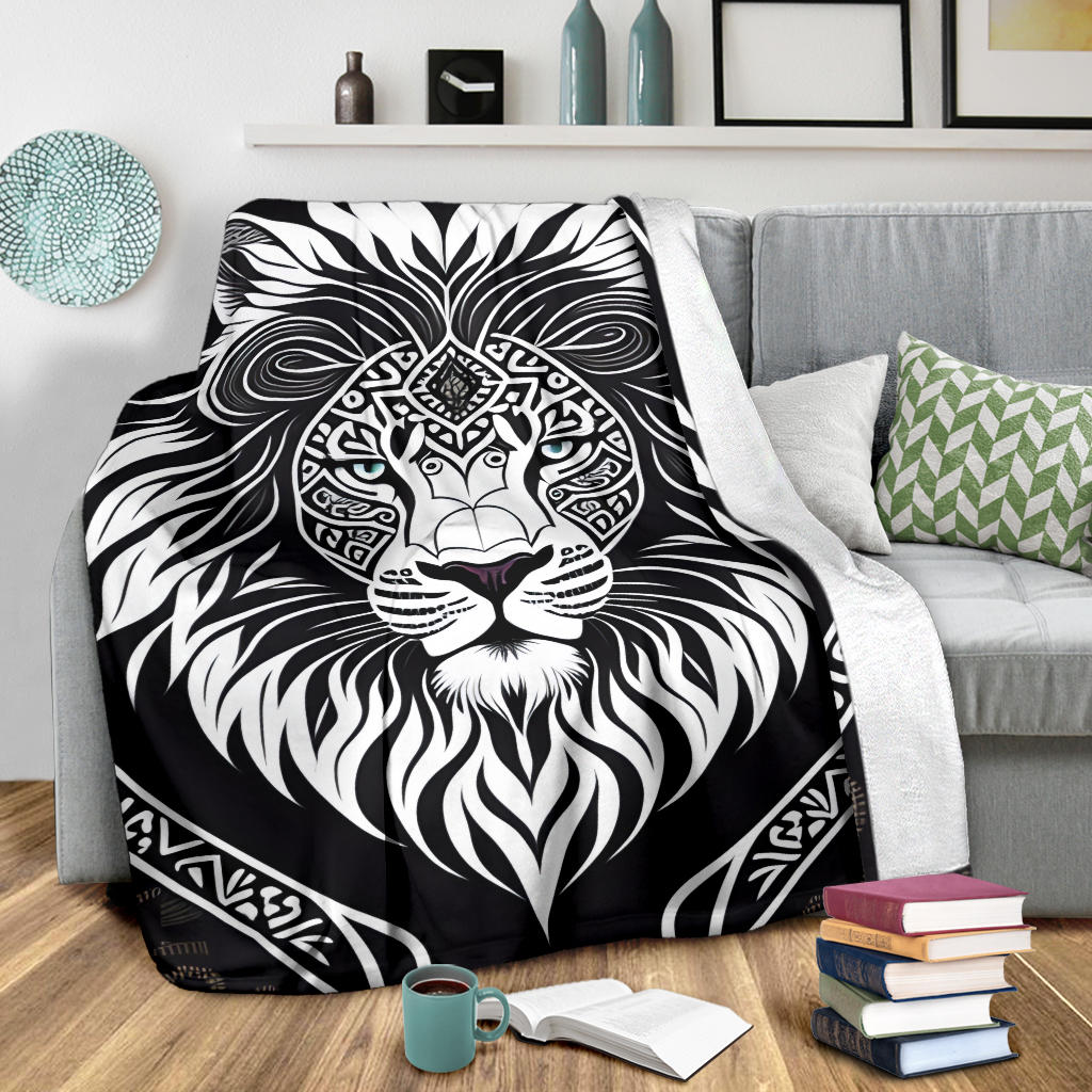 Lion Mandala Blanket