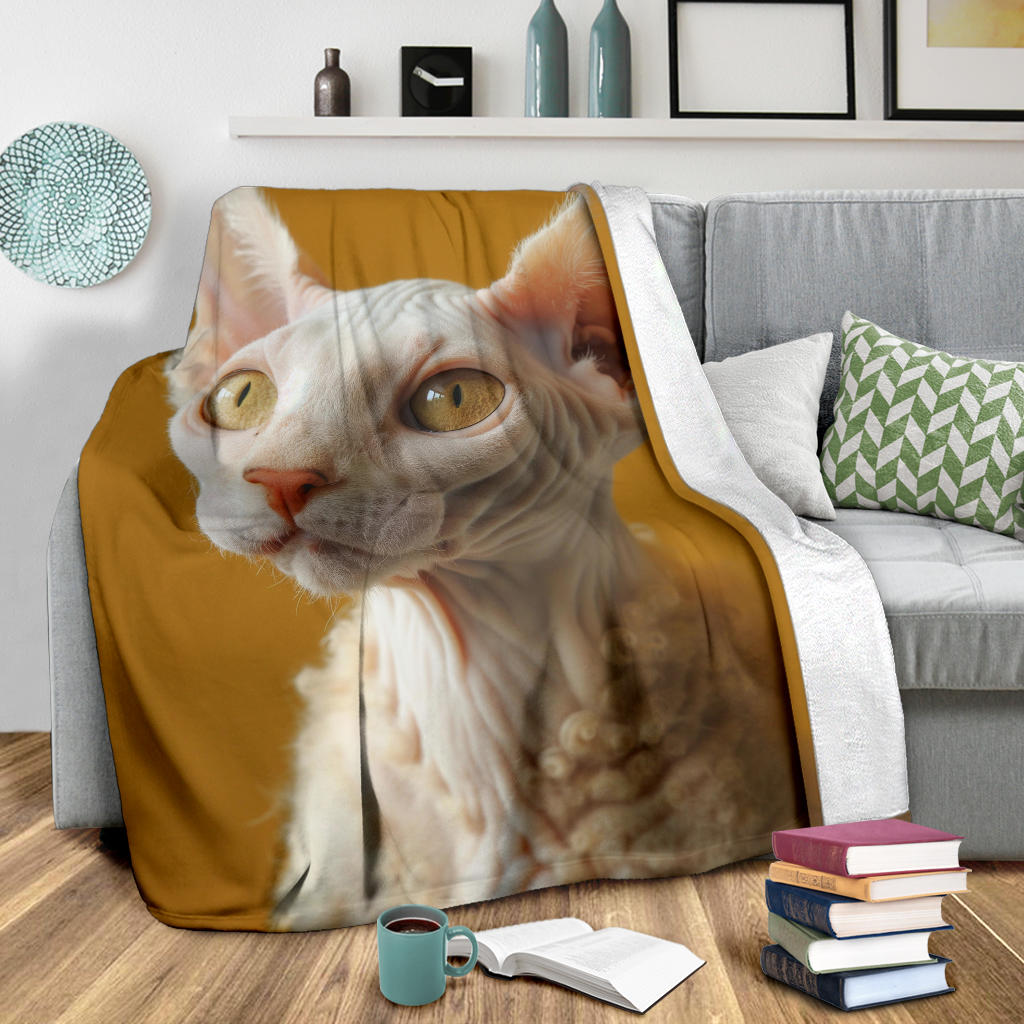 Cornish Rex cat Blanket, Trippy Psychedelics Cornish Rex cat Fleece Blanket, Cornish Rex cat Throw Blanket, Cornish Rex cat Gifts