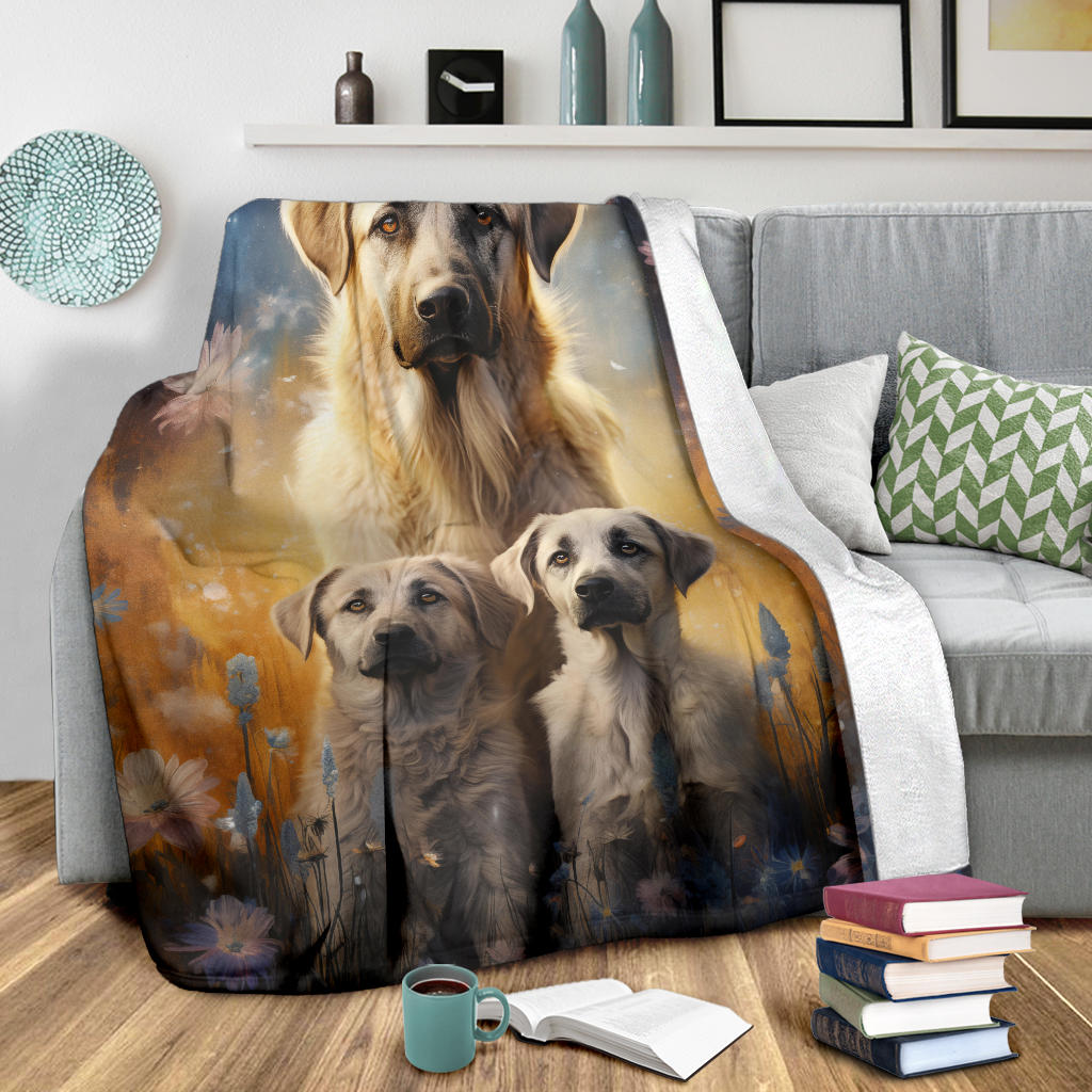 Anatolian Shepherd Blanket, Trippy Psychedelics Anatolian Shepherd Fleece Blanket, Anatolian Shepherd Throw Blanket, Anatolian Shepherd Gifts