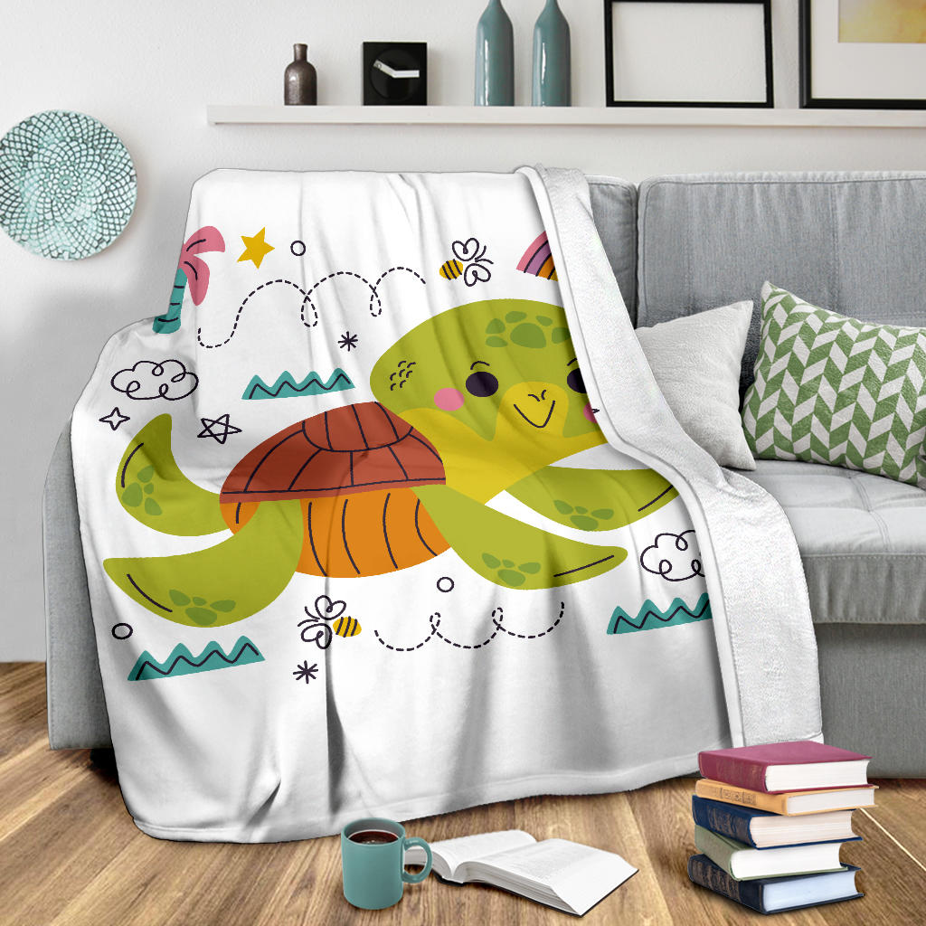 Happy Turtle Blanket