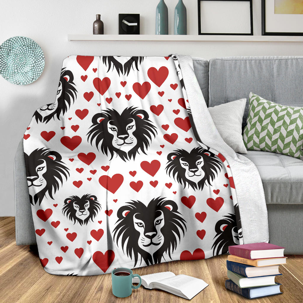 Lion Hearts Blanket