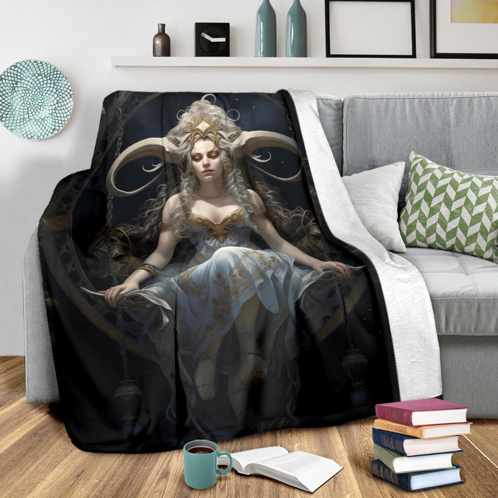 Virgin Zodiac Blanket, Virgo Zodiac Sign, Virgin Virgo Zodiac Gifts, Virgin Virgo Throw Blanket