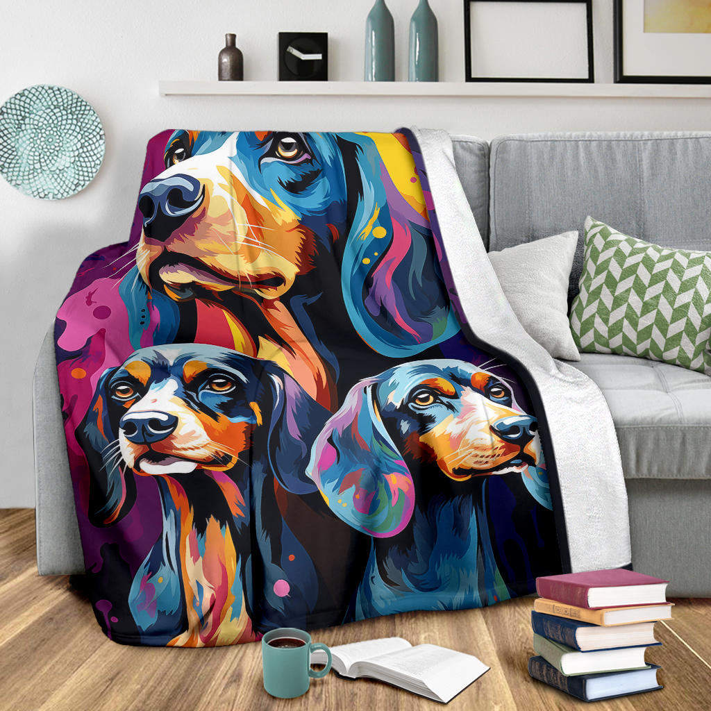 Estonian Hound Blanket, Trippy Psychedelics Estonian Hound Fleece Blanket, Estonian Hound Throw Blanket, Estonian Hound Gifts