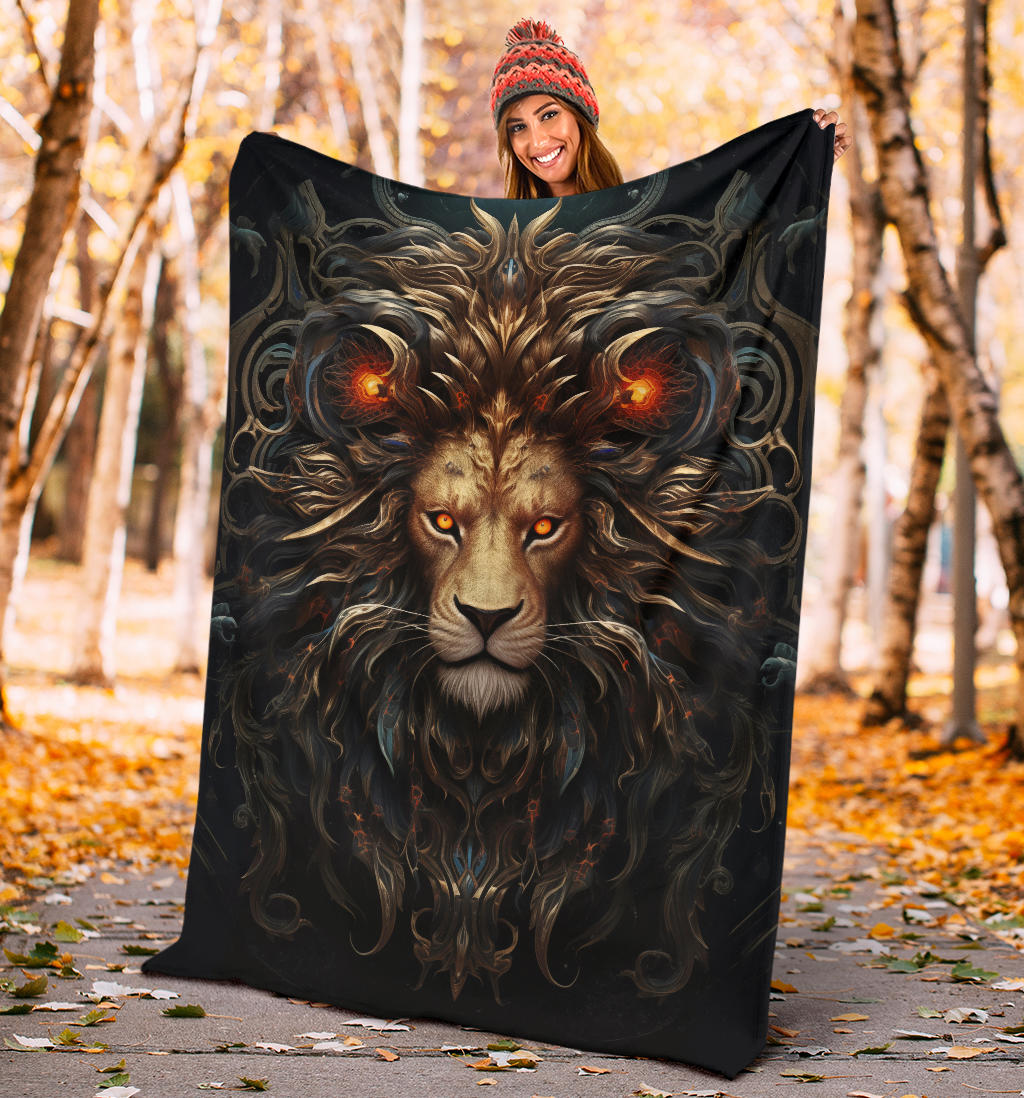 Lion Zodiac Blanket, Lion Zodiac Gifts, Lion Zodiac Sign, Lion Throw Blanket, Leo Zodiac Sign