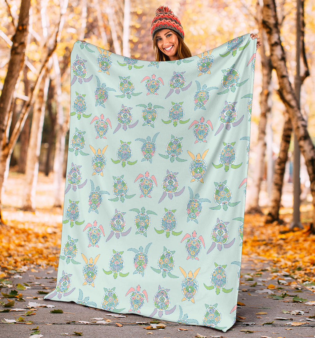 Hippie Turtle Blanket