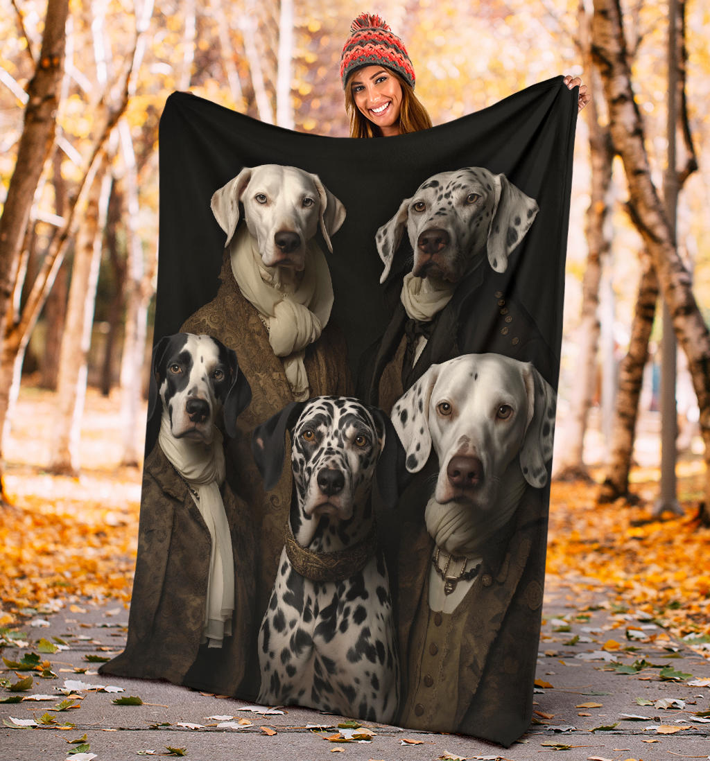 Dalmatian Family Blanket, Dalmatian_Blanket, Dalmatian Throw Blanket, Dalmatian, Dalmatian Gifts