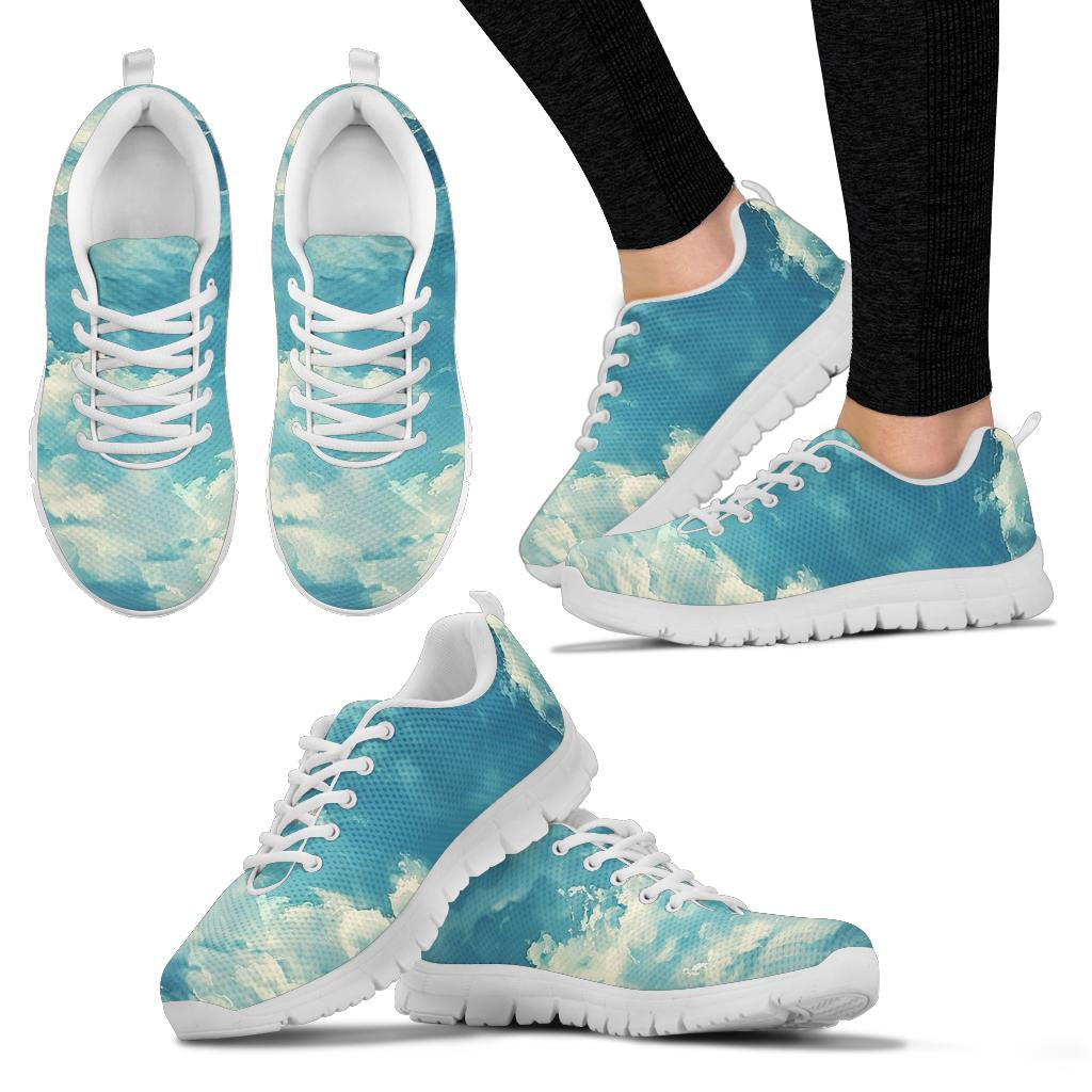Serene Sky Sneakers, Serene Sky Sport Shoes, Serene Sky Woman Man Kids Sneakers, Serene Sky