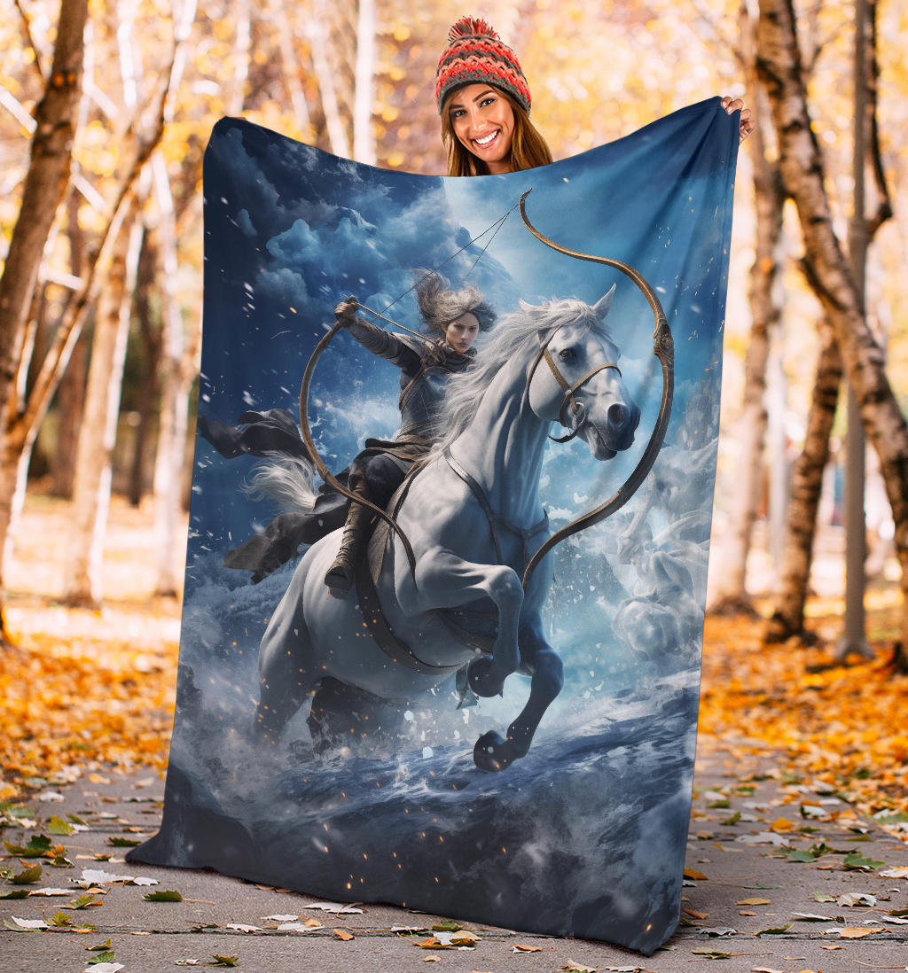 Sagittarius Zodiac Sign Blanket, Archer Sagittarius Zodiac Gifts