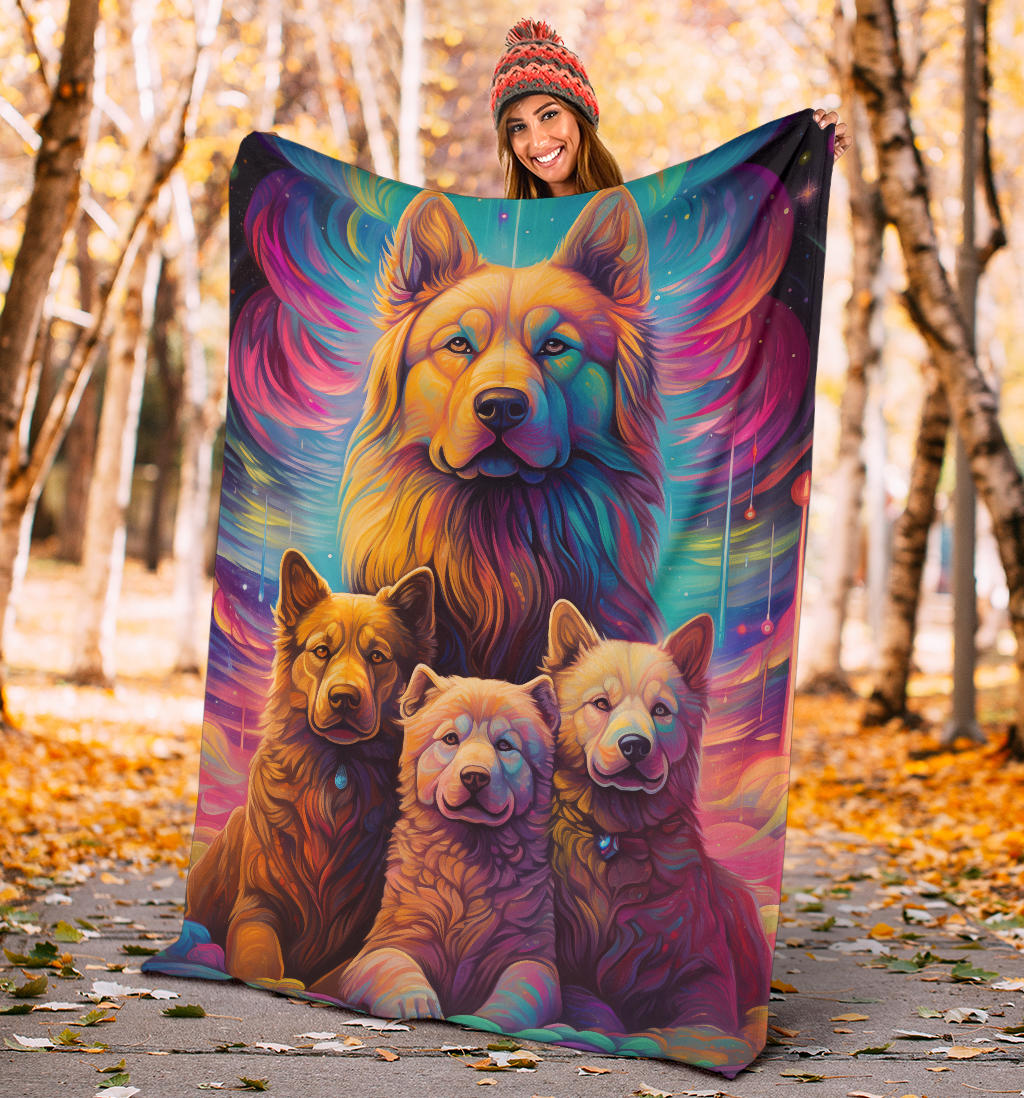 Asian Shepherd Blanket, Trippy Psychedelics Asian Shepherd Fleece Blanket, Asian Shepherd Throw Blanket, Asian Shepherd Gifts