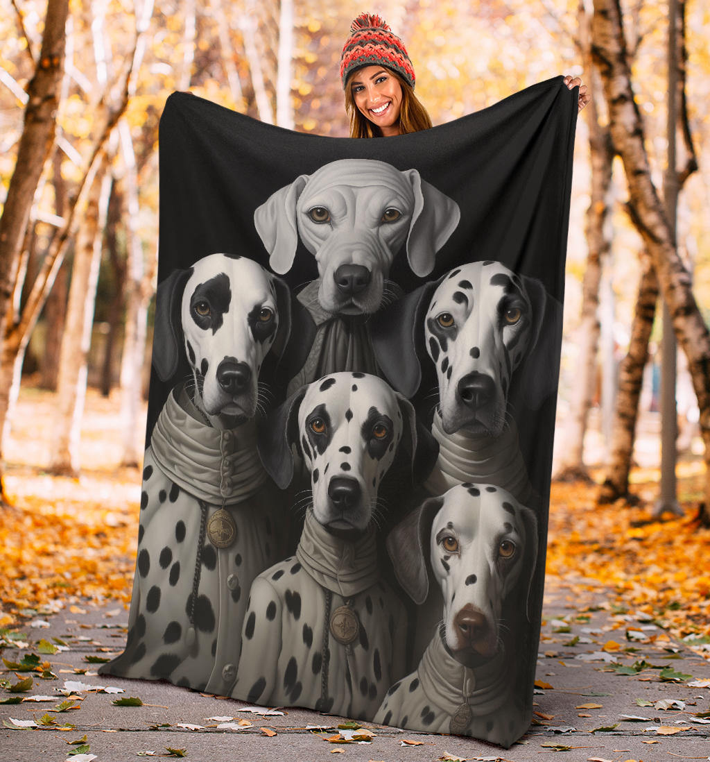 Dalmatian Family Blanket, Dalmatian_Blanket, Dalmatian Throw Blanket, Dalmatian, Dalmatian Gifts