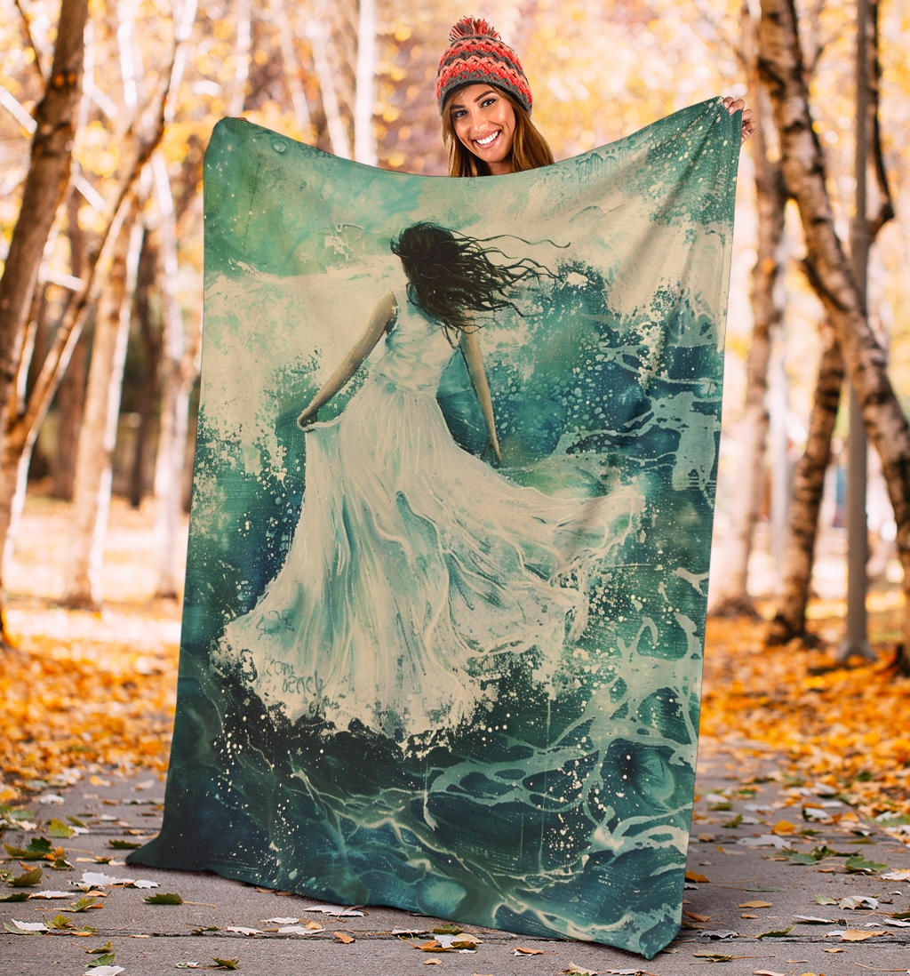 Oceanic Bliss Blanket, Oceanic Bliss Estetic Blankets, Oceanic Bliss Blanket Gifts, Blanket