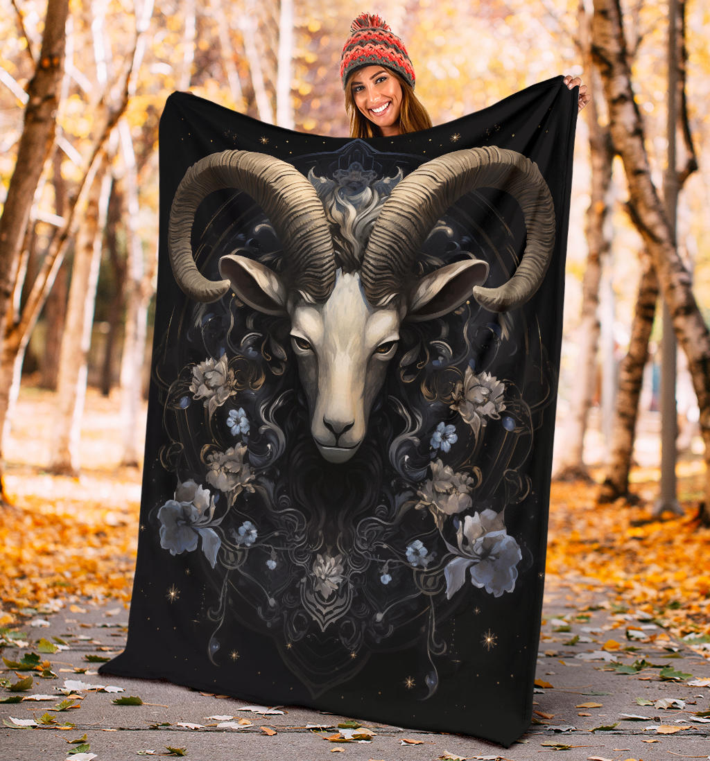 Aries Zodiac Blanket, Ram Zodiac Sign, Aries Gifts, Aries Throw Blanket, Ram Zodiac Gifts