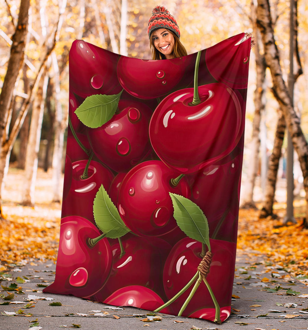 Cherries Blanket