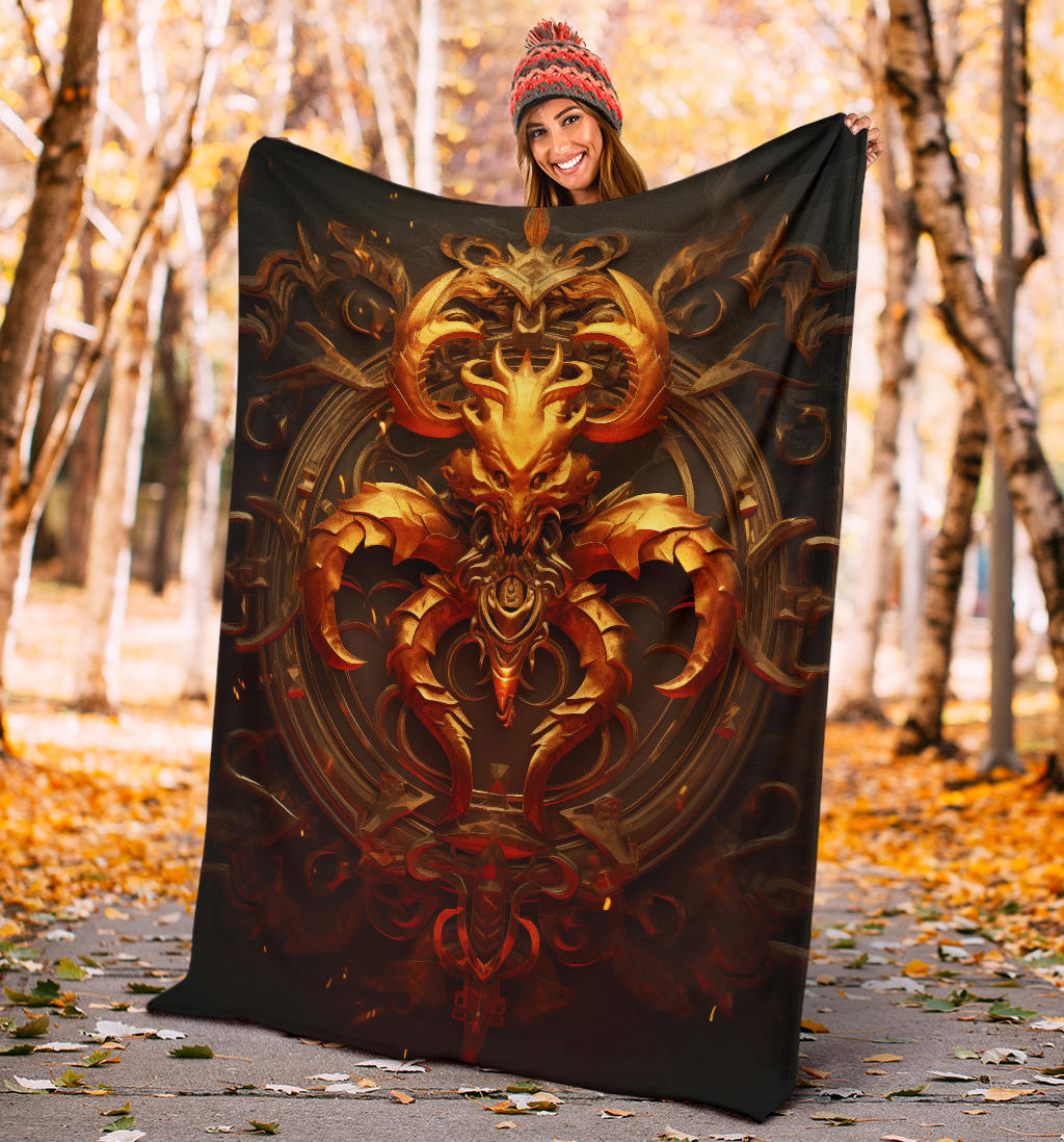 Scorpion Scorpius Zodiac Blanket, Scorpion Scorpius Zodiac Gifts, Scorpius Throw Blanket, Scorpius Fleece Blanket