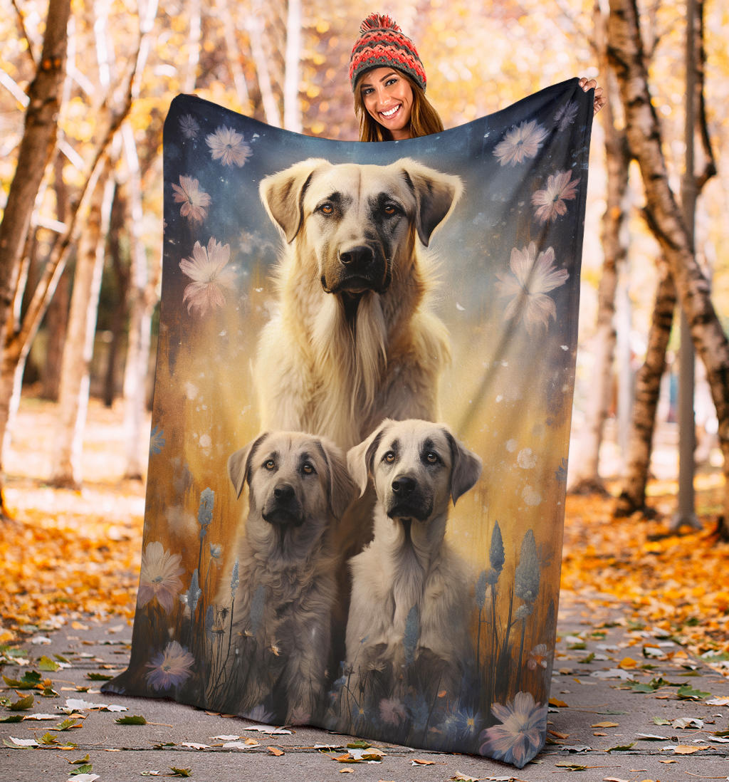 Anatolian Shepherd Blanket, Trippy Psychedelics Anatolian Shepherd Fleece Blanket, Anatolian Shepherd Throw Blanket, Anatolian Shepherd Gifts