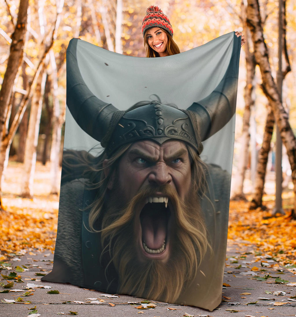 Viking Warrior Blanket