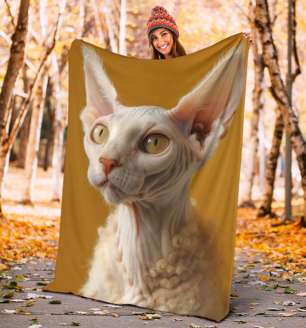 Cornish Rex cat Blanket, Trippy Psychedelics Cornish Rex cat Fleece Blanket, Cornish Rex cat Throw Blanket, Cornish Rex cat Gifts