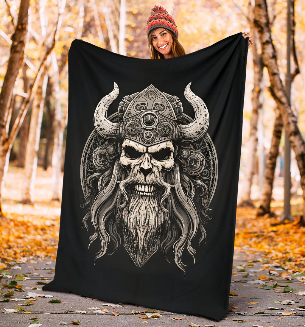 Viking Blanket Skull Blanket