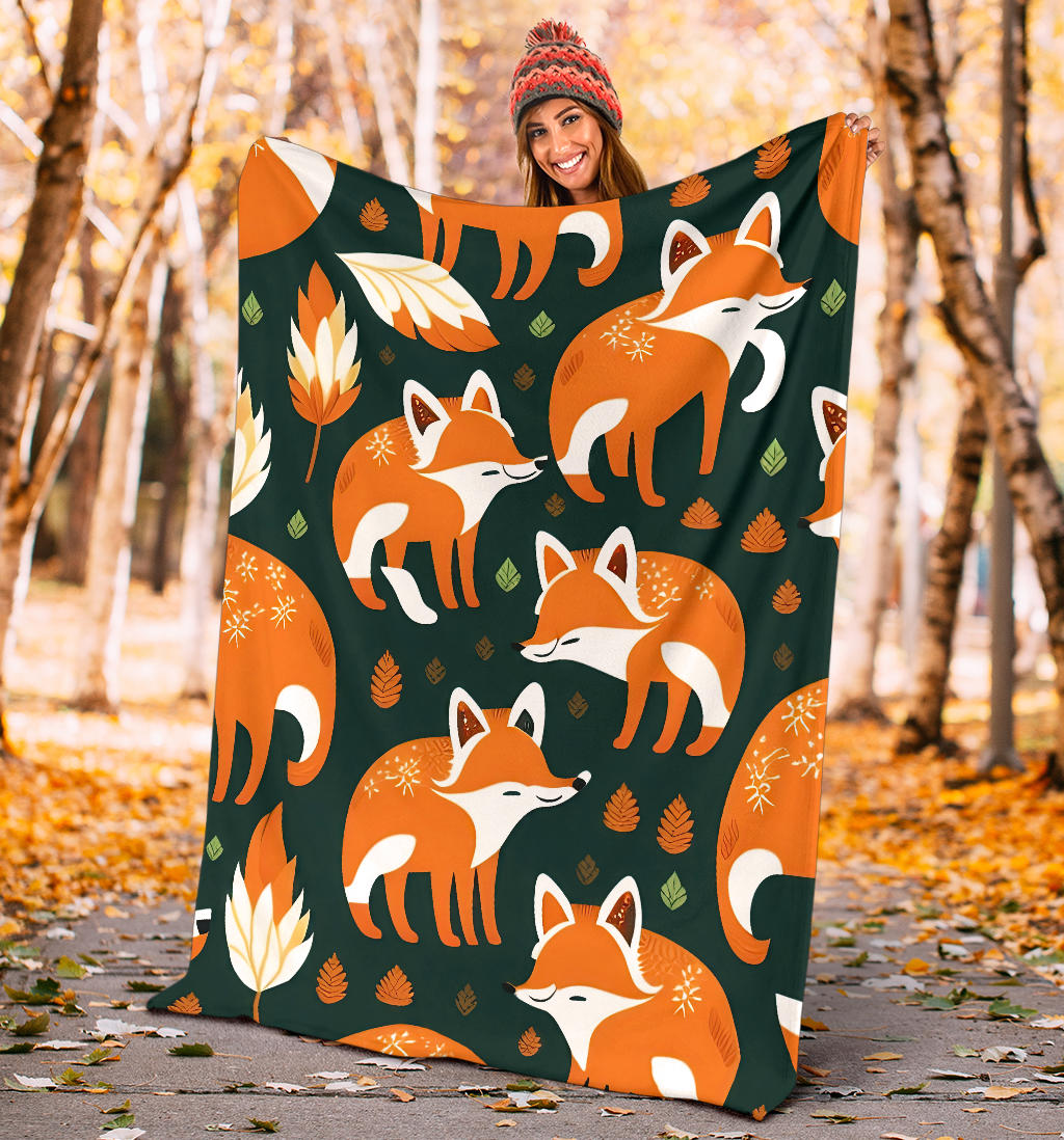 Forest Fox Blanket