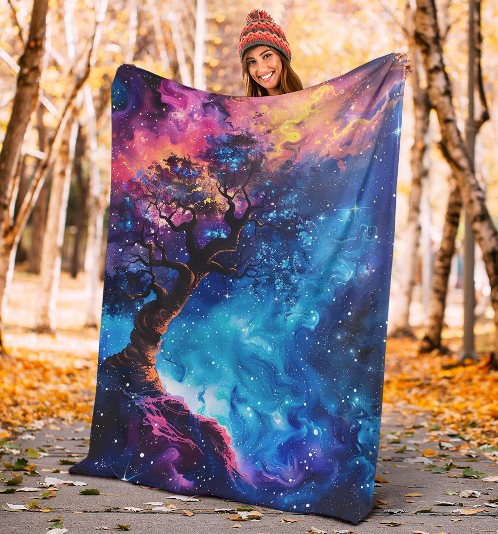 Galaxy Glow Blanket, Galaxy Glow Estetic Blanket, Galaxy Glow Blanket Gift, Blanket