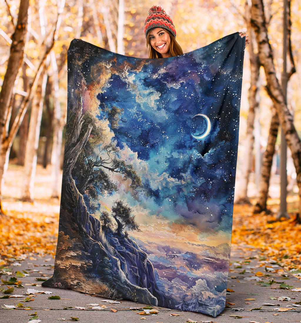 Celestial Serenity Blanket, Celestial Serenity Estetic Blanket, Celestial Serenity Blanket Gift, Blanket