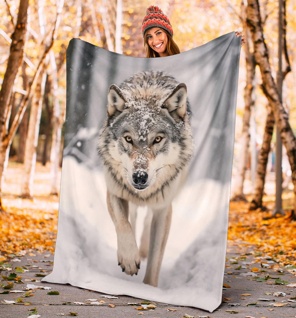 Angry Wolf Blanket