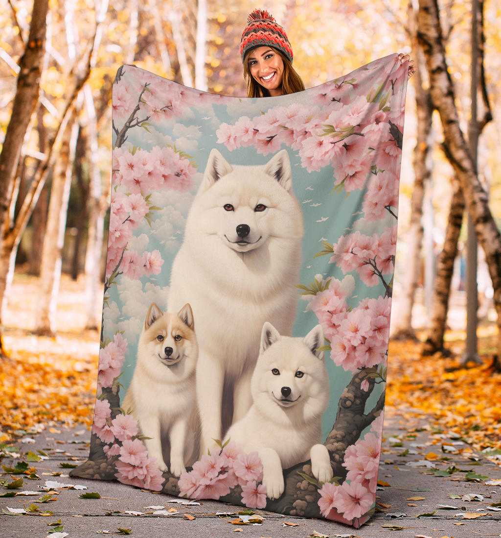 Akita Family Blanket, Akita Blanket, Akita Throw Blanket, Akita Gifts