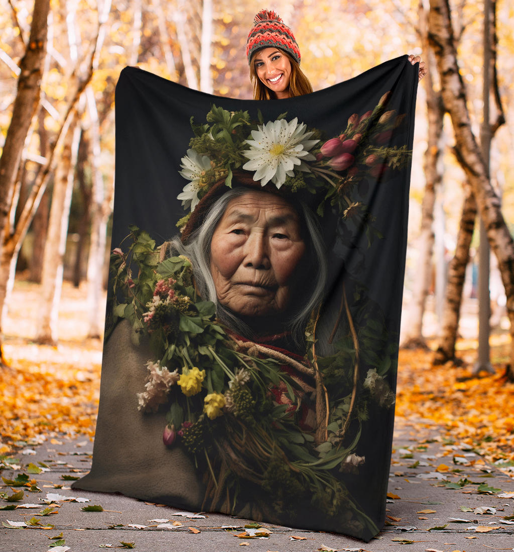 Shaman Woman Blanket